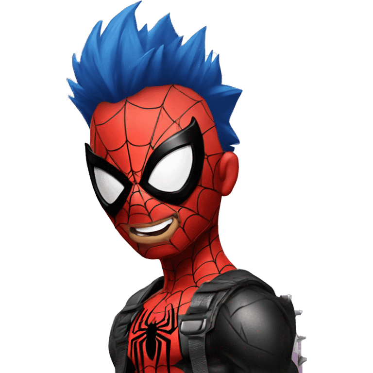 punk spider man emoji