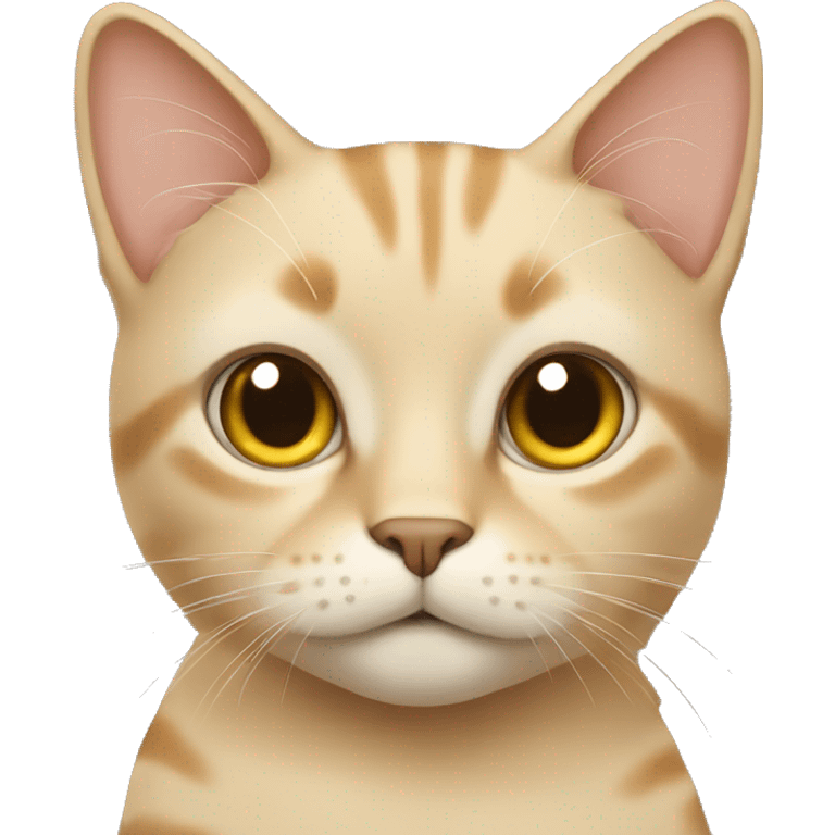 Beige cat emoji