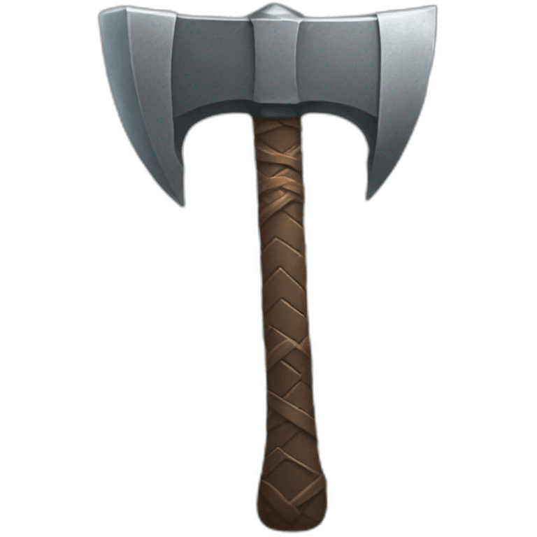 Thor's axe emoji