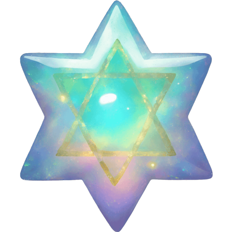 Opal star of David emoji