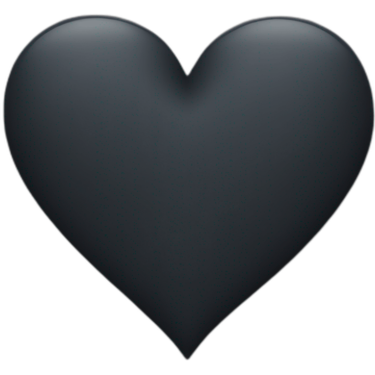 dark mode heart and bigger  emoji