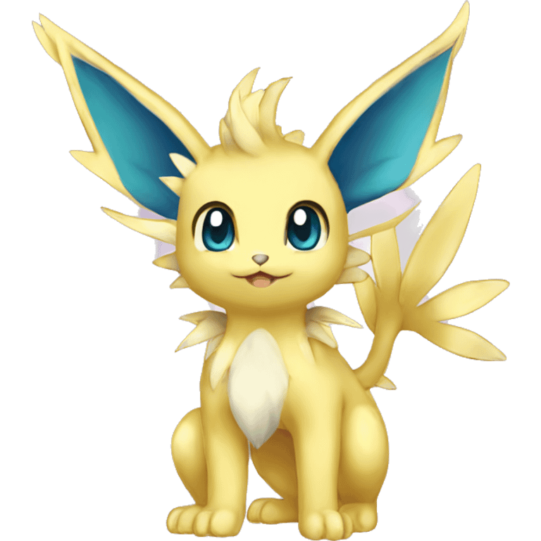 Shiny-Eeveelution-Cute-Fakemon-Dragon-Pokémon-fusion full body emoji