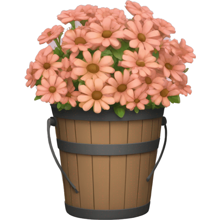 Flower bucket emoji