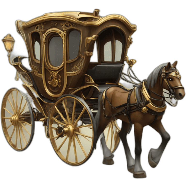 carriage electric steampunk victory emoji