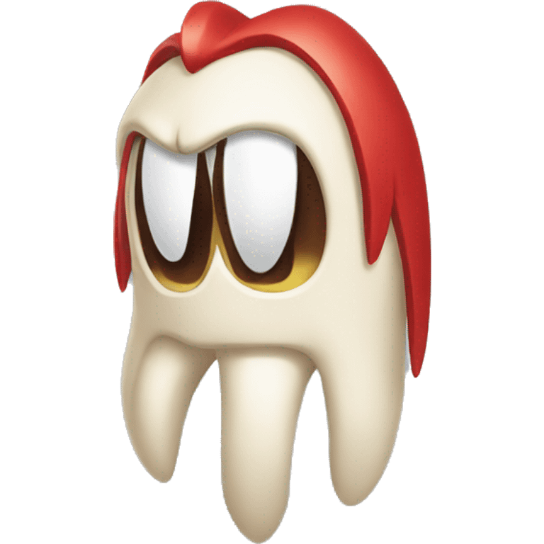 Knuckles character in sonic the hedgehog emoji