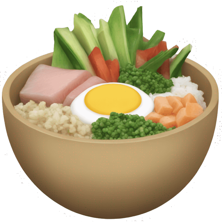 poke bowl emoji