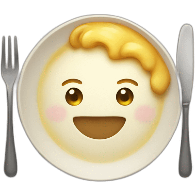 cute-plate hello emoji