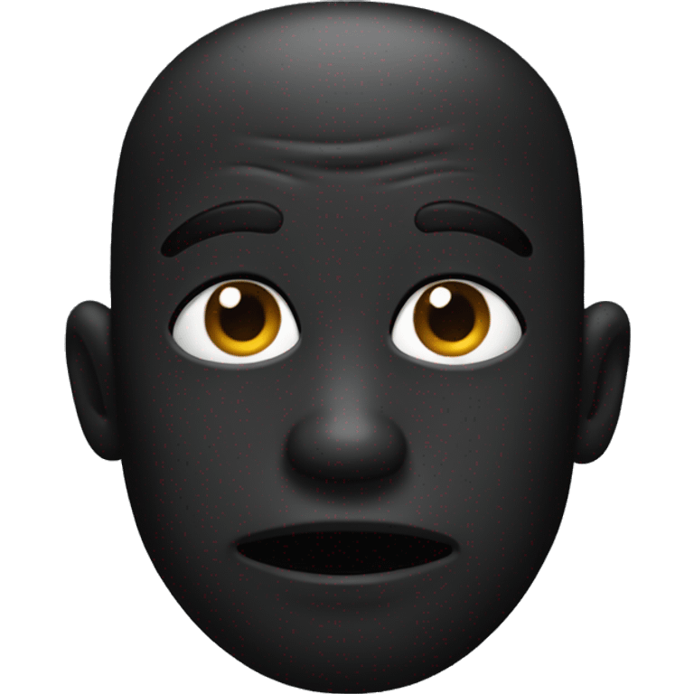 Black goo emoji