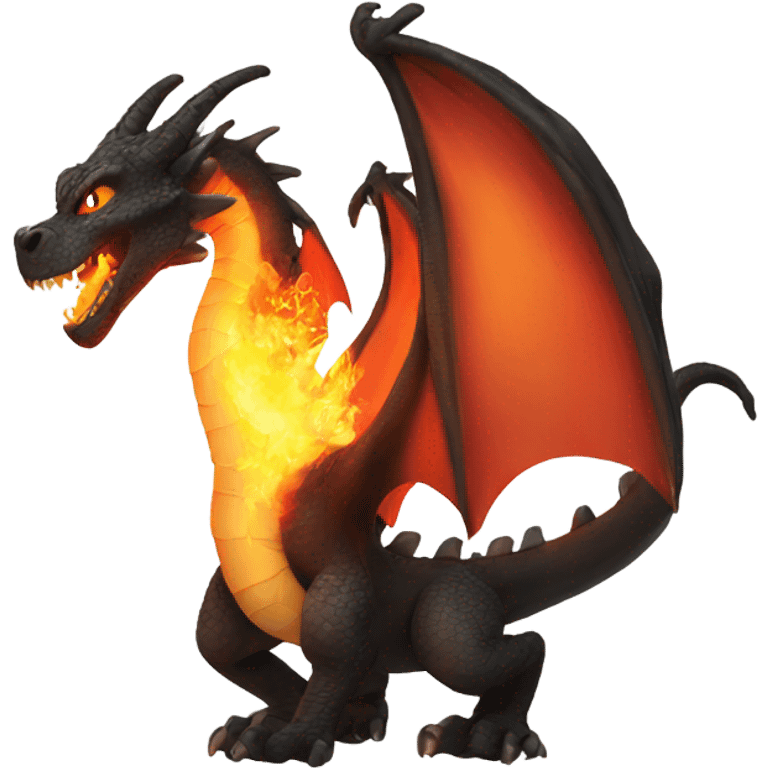 Dragon fire emoji