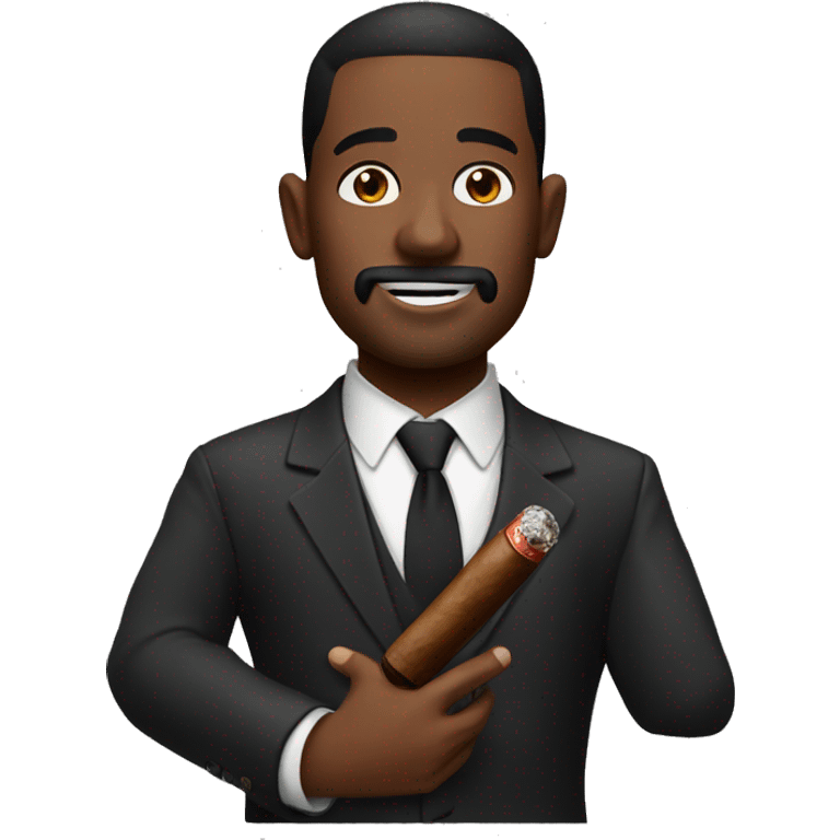 andrew tate with cigar emoji