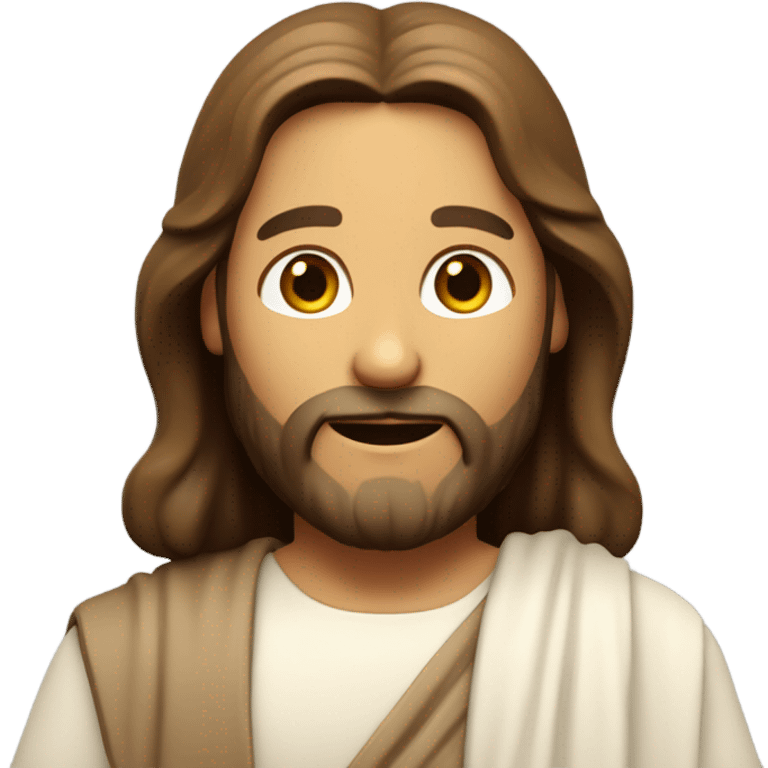 Jesus Christ showing His love emoji