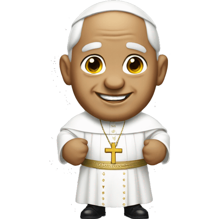 Bodybuilder Pope Francis emoji