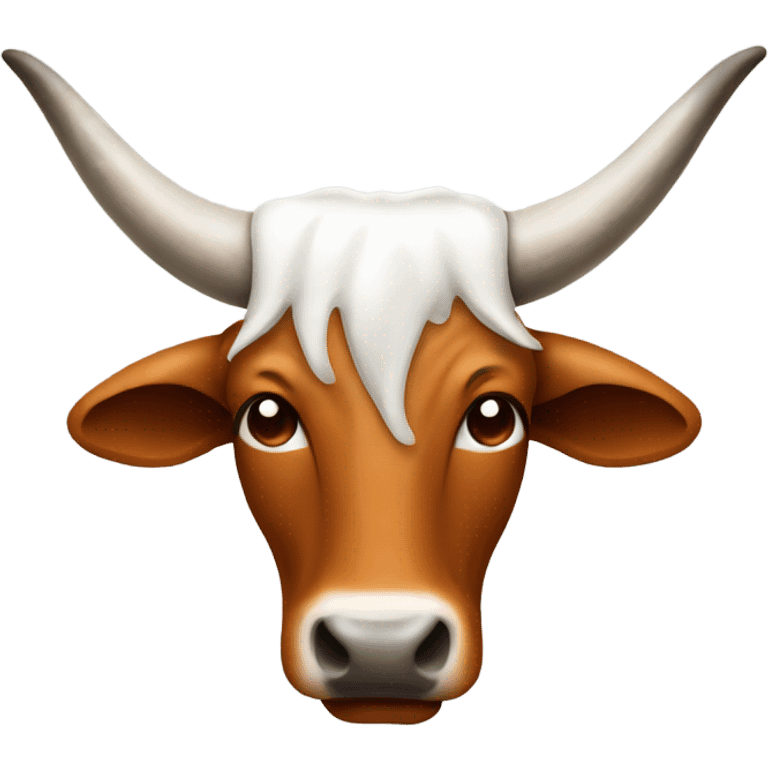 Texas Longhorn with tears emoji