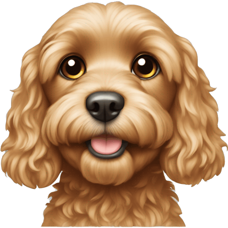 Golden Cavoodle  emoji