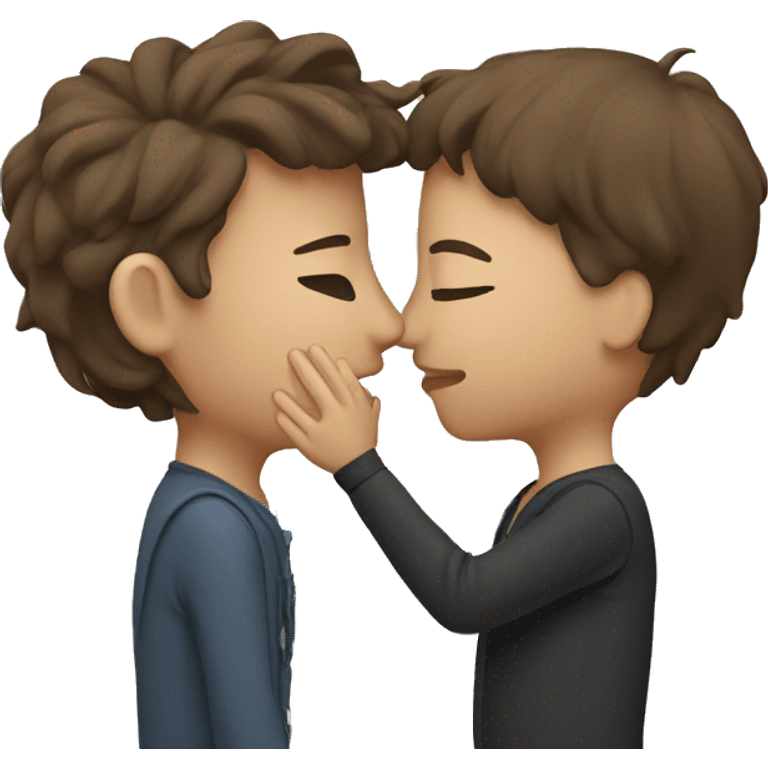 Couple kiss emoji