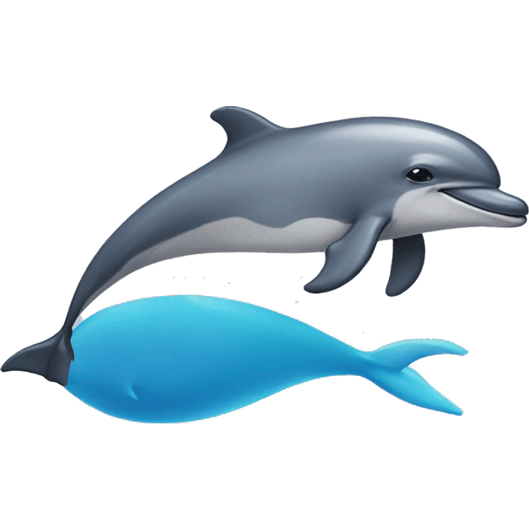 pregnant dolphin emoji