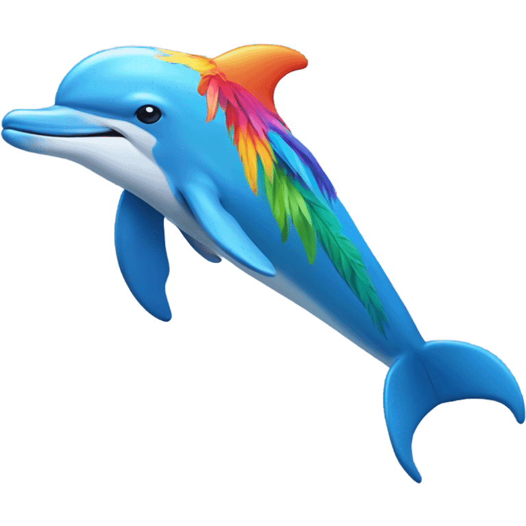 Dolfin parrot  emoji