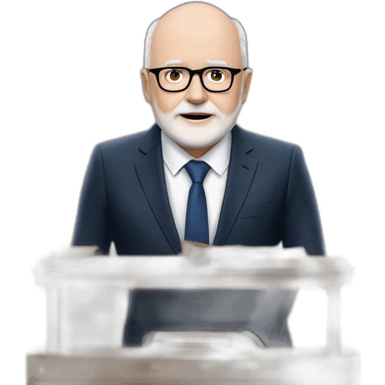 frans timmermans manifesting to become prime minister emoji