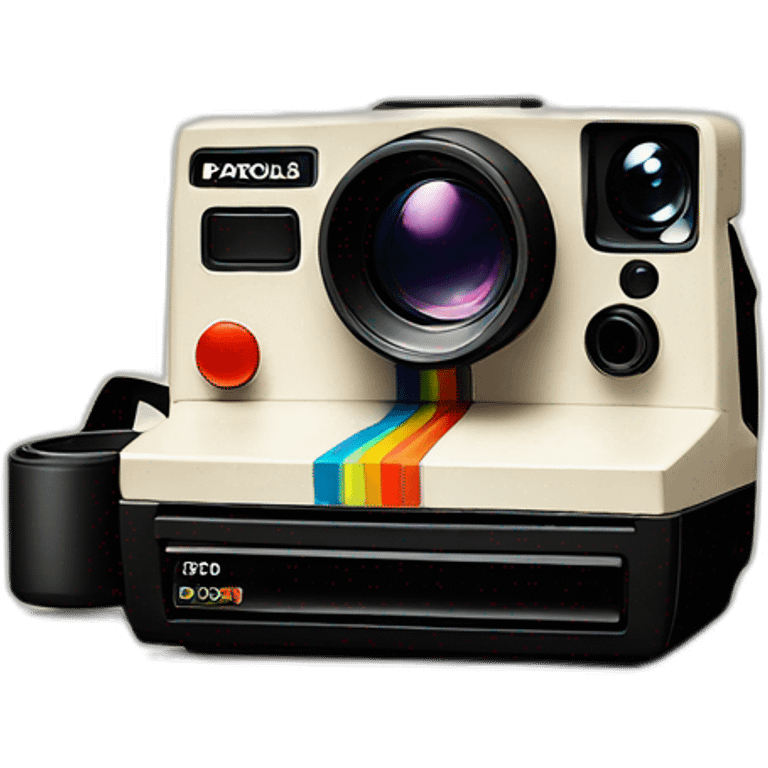 polaroid foto makron emoji