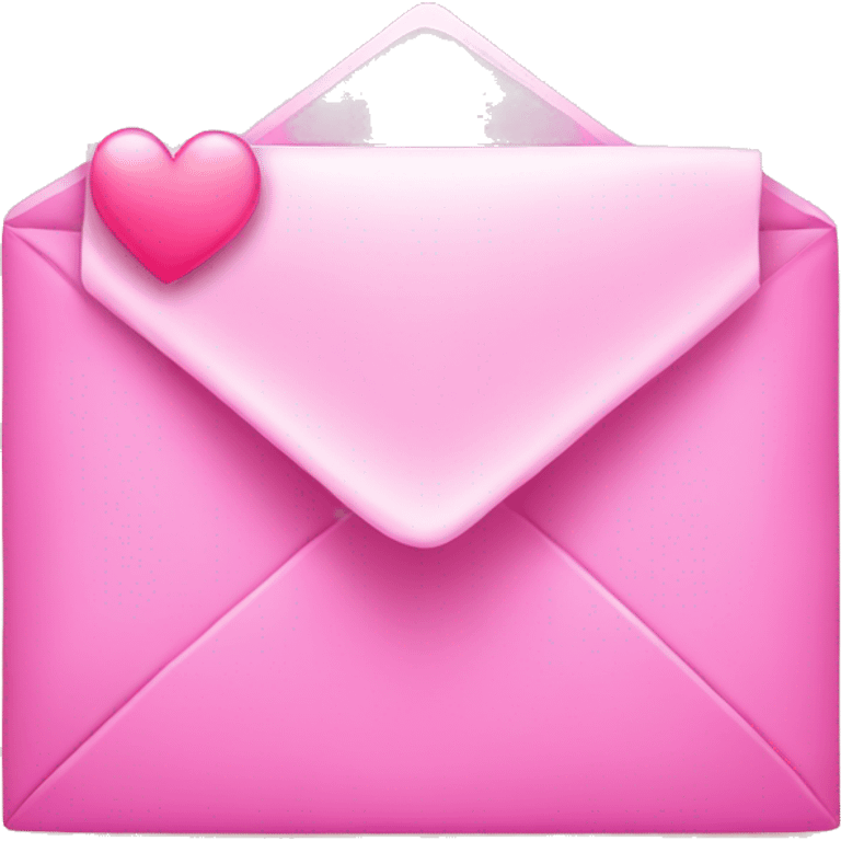 Pink light love letters  emoji