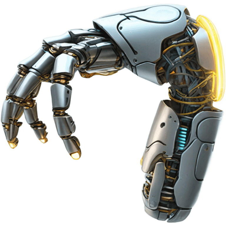 cyberpunk metal arm emoji