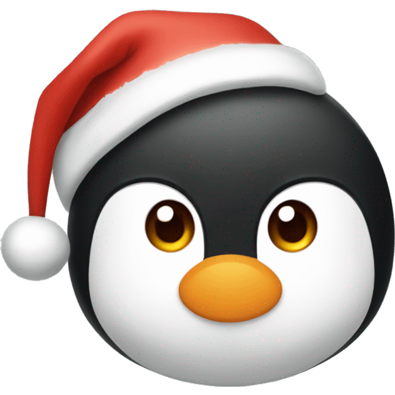 Pingüino navideños  emoji