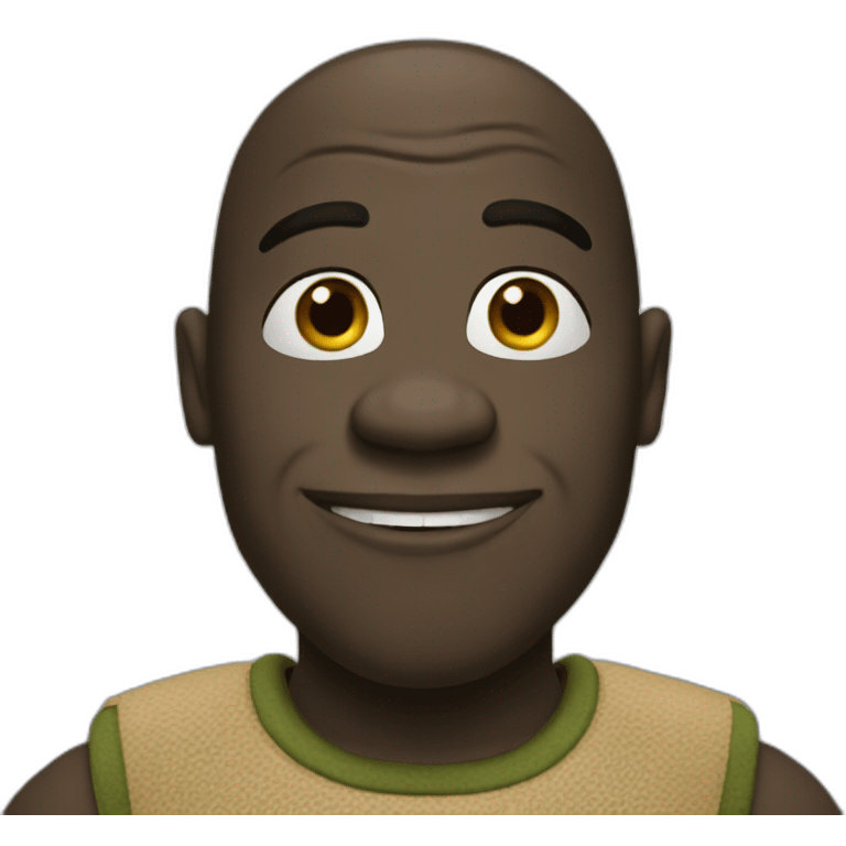 black-shrek emoji