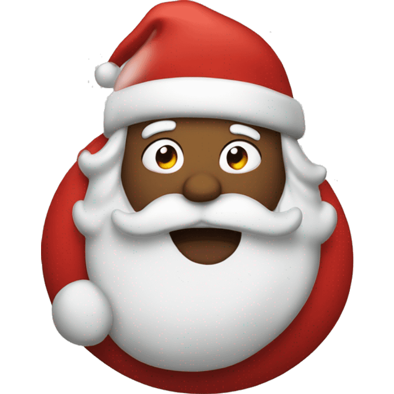 Santa farting emoji