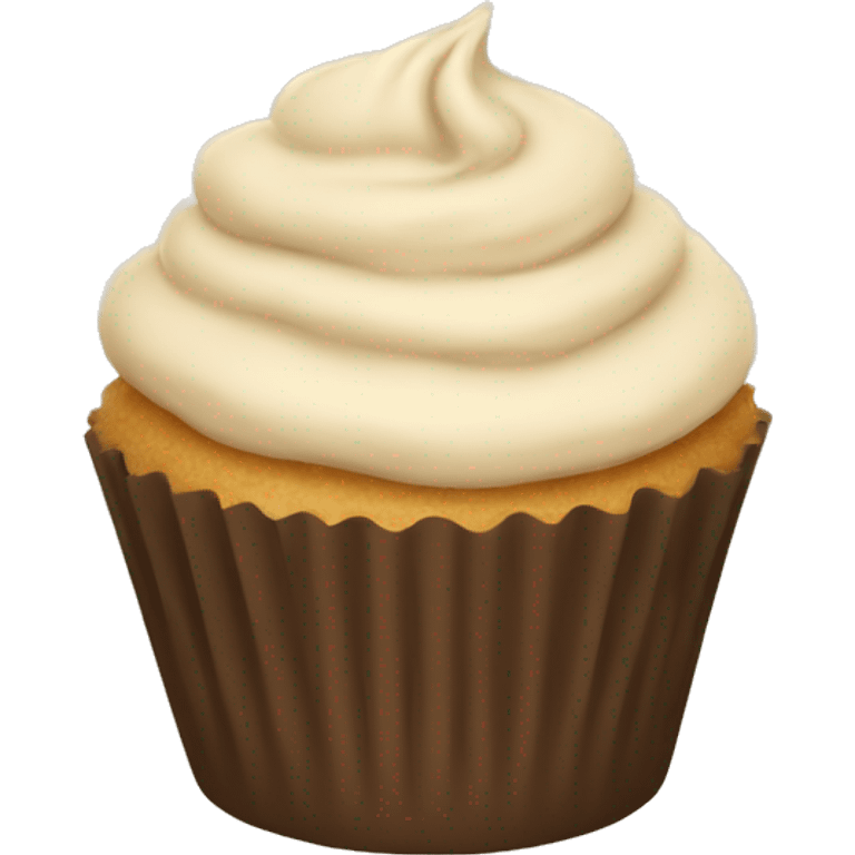 beige cupcake emoji