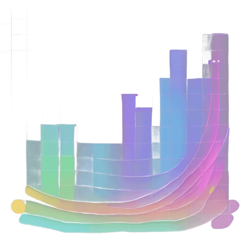 vaporware color trending up chart up and to the right emoji