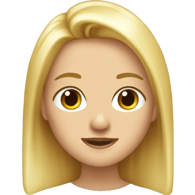 Całowanie się blondynki i blondyna emoji