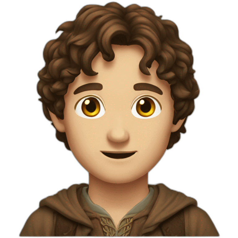 frodo brown hairs emoji