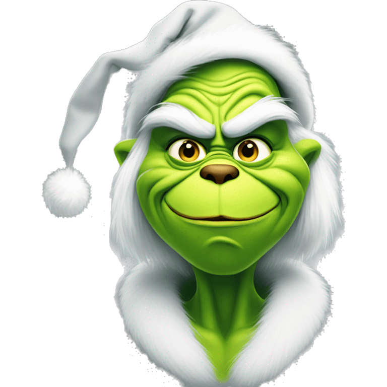 Grinch new year happy emoji