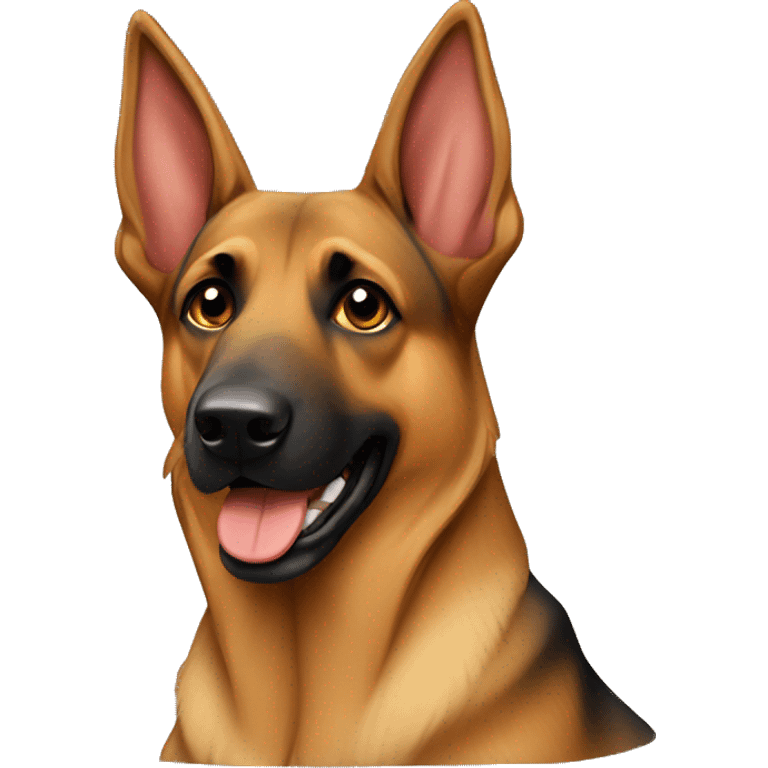  german shepherd doberman mix dog emoji