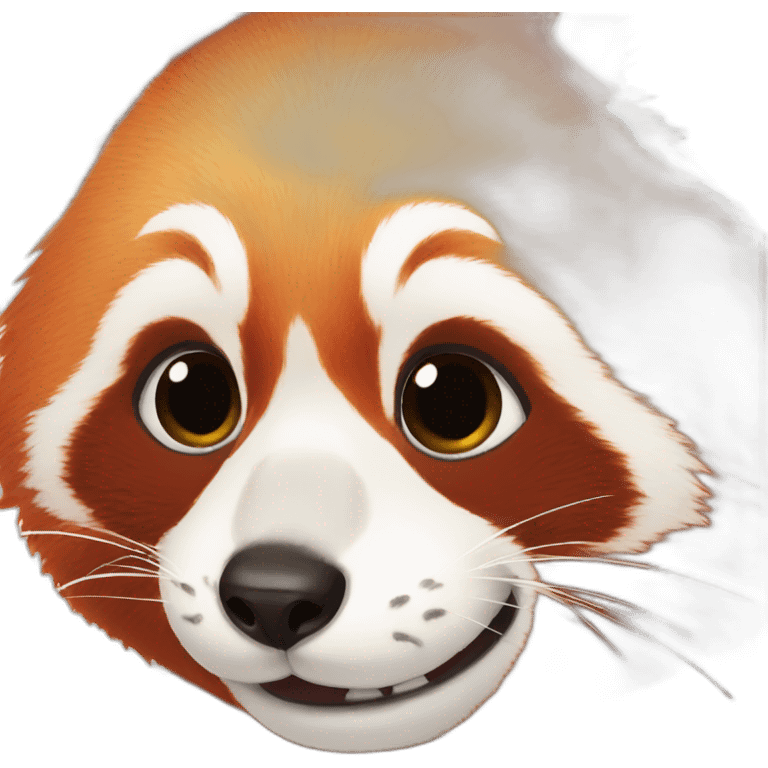 red panda crying emoji