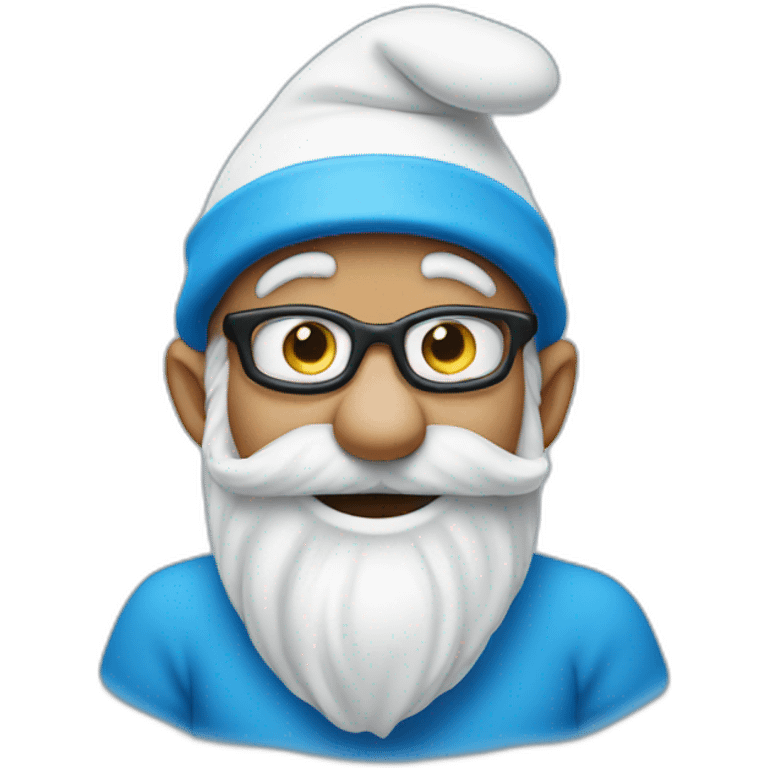 Papa Smurf emoji