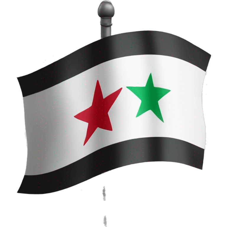 Free syria flag emoji