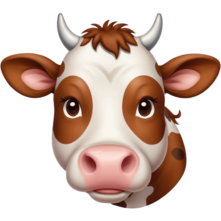 Cute cow emoji