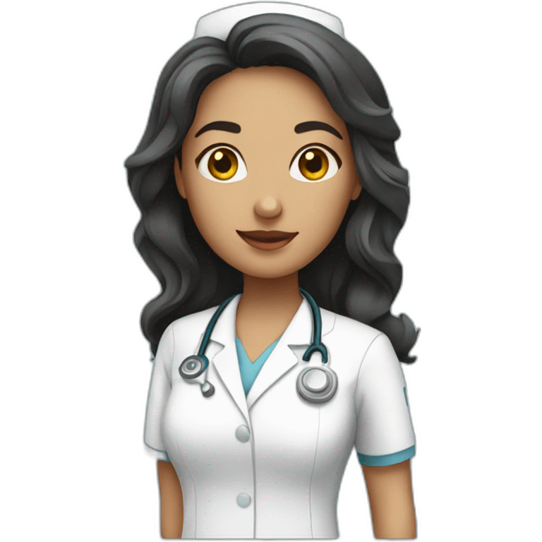 pretty nurse emoji