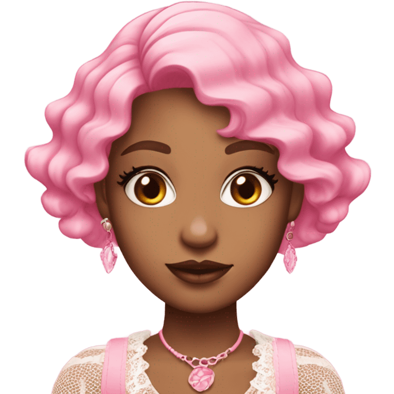 Pink girl aesthetic  emoji