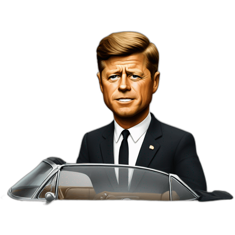 JFK on last ride emoji