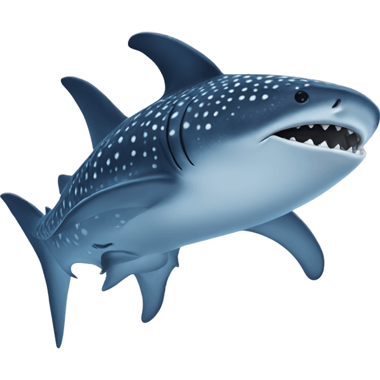 Whale shark emoji