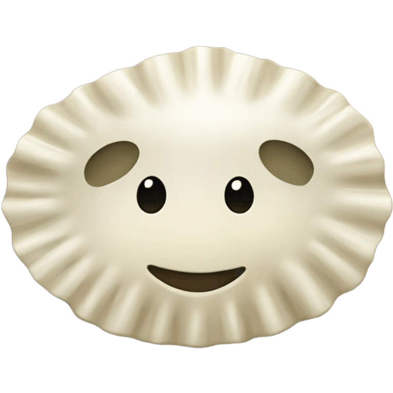 A pretty sandollar emoji