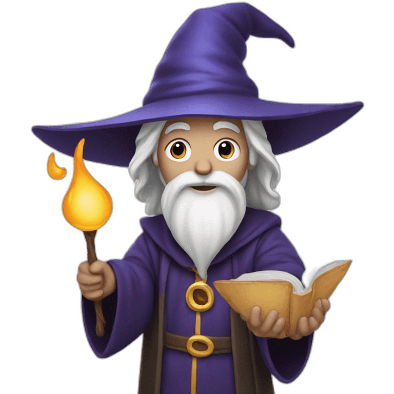 wizard holding instagram logo in his hand emoji