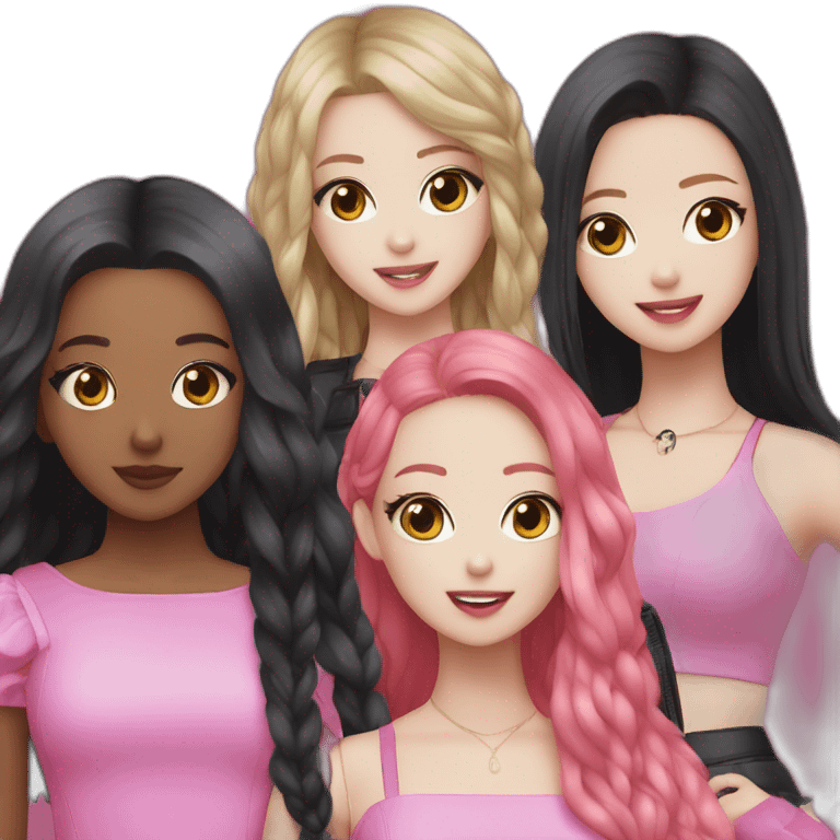  Le groupe des blackpink  emoji