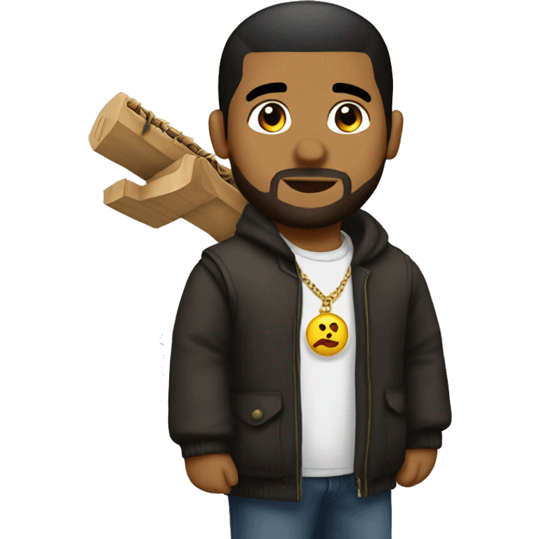 drake holding pew emoji