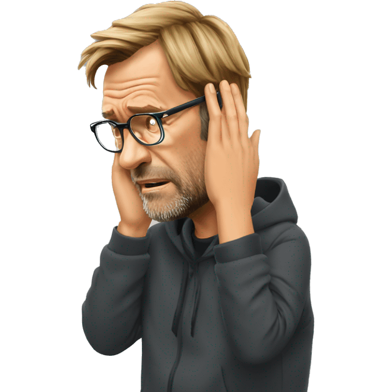 Jurgen Klopp facepalm emoji emoji