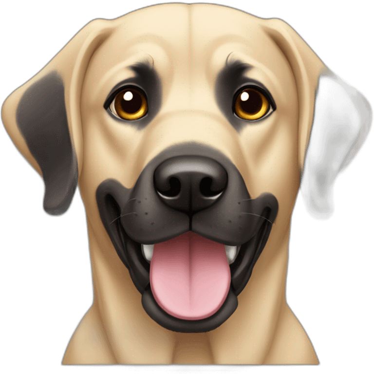 Perro  labrador negro  emoji