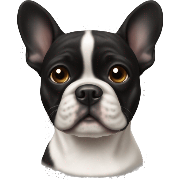 black french bulldog mixed with terrier emoji