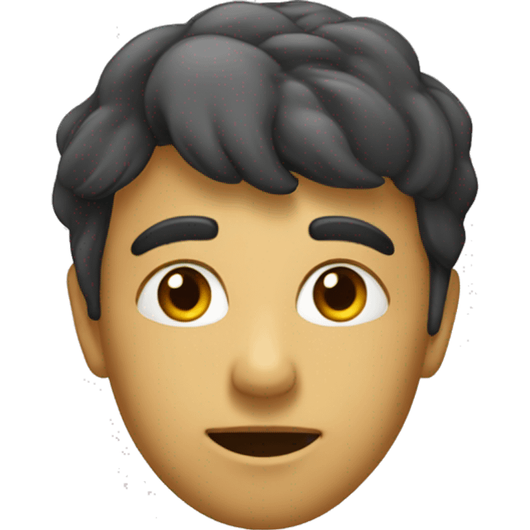 visage vu de côté emoji